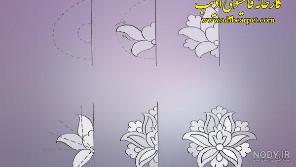 نقاشی فرشته و گل