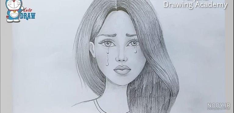 نقاشی های غمگین دخترانه