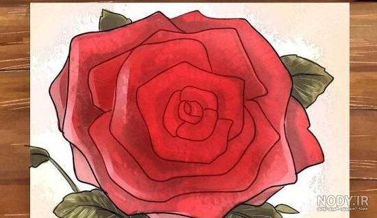 نقاشی گل زیبا نقاشی گل زیبا