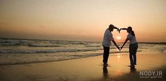عکس پروفایل لب دریا عاشقانه