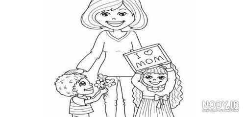 نقاشی برای روز مادر نقاشی برای روز مادر