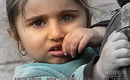 دختر زیبای چشم رنگی