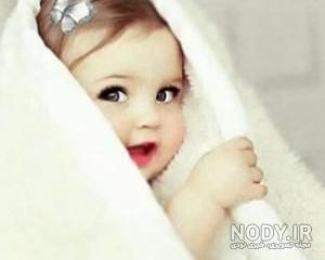 عکس دختر بچه مو مشکی
