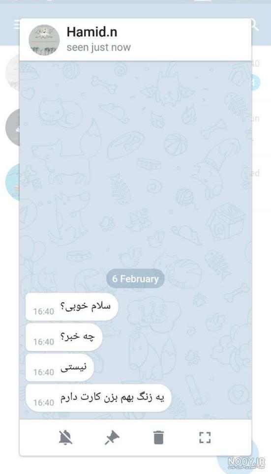 عکس کاربری پاک شده