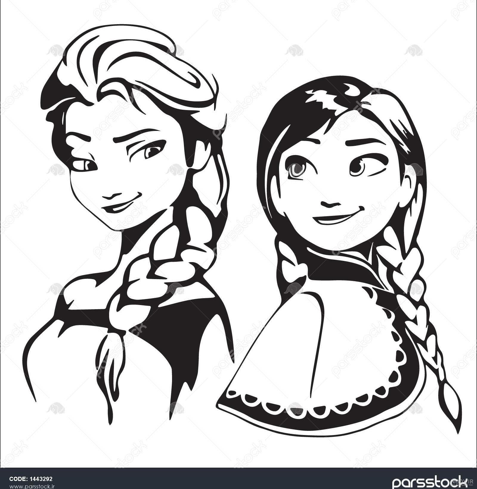 نقاشی السا آسان