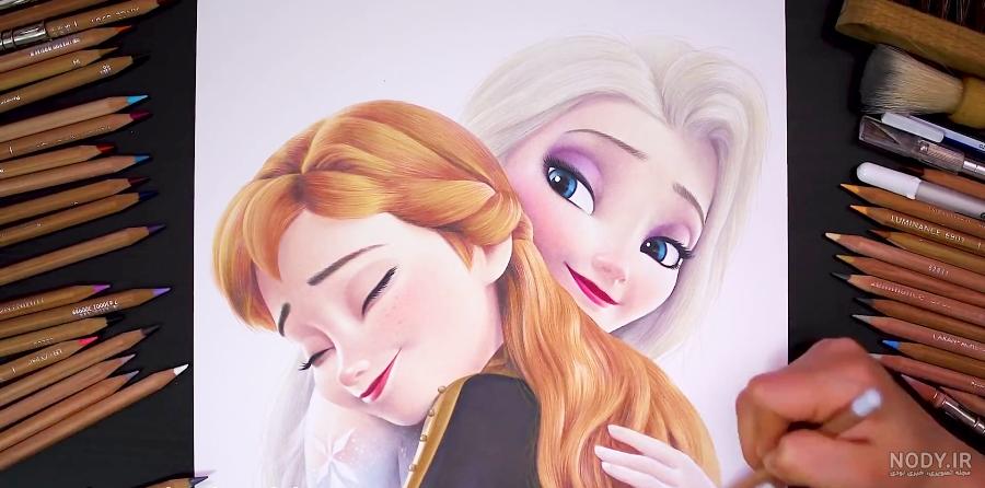 نقاشی السا و جک