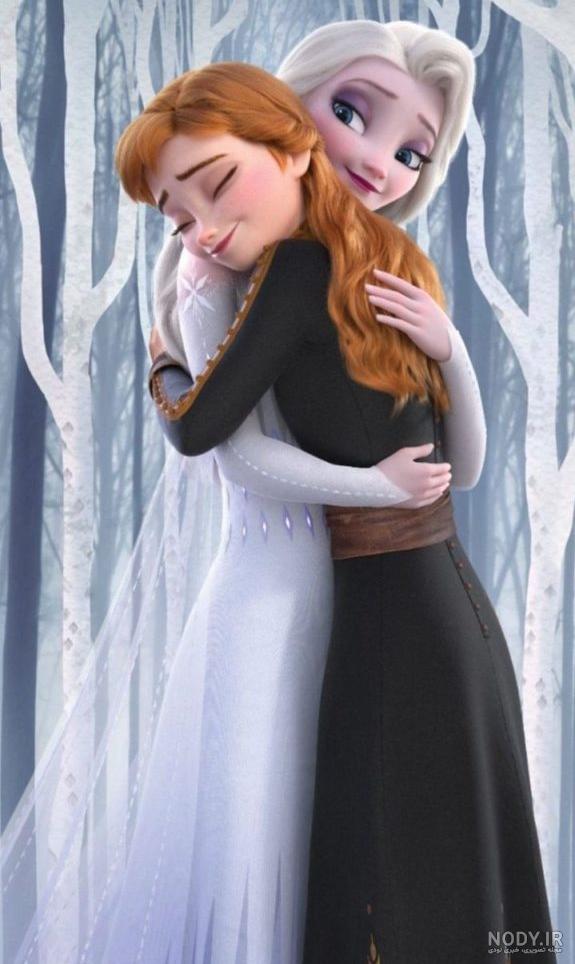  عکس السا و آنا عاشقانه