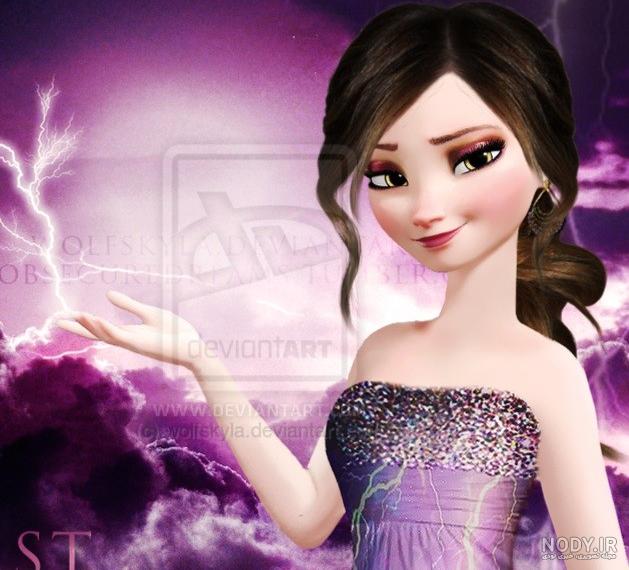  عکس السا و آنا عاشقانه