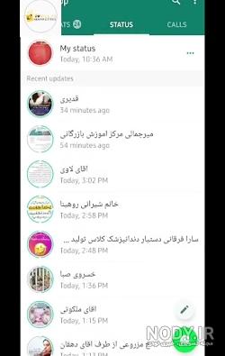 ذخیره استوری دیگران در واتساپ ذخیره استوری دیگران در واتساپ