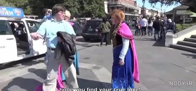 عکس السا و آنا واقعی در خارج