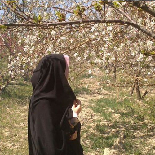 عکس دختر چادری با تفنگ عکس دختر چادری با تفنگ