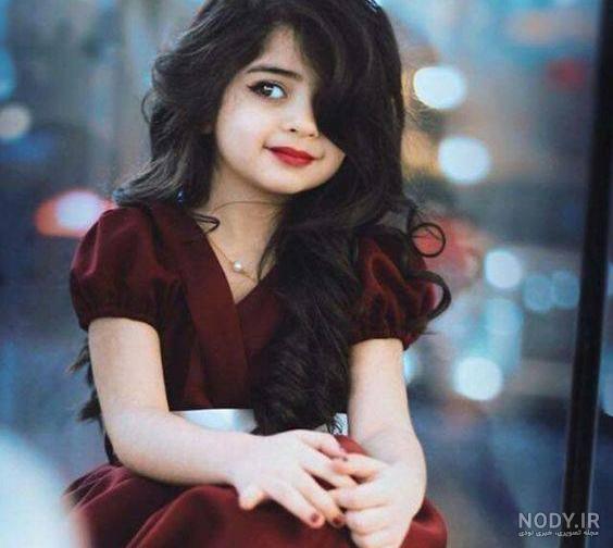 عکس دختر کوچولو چشم مشکی