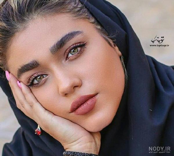 عکس دختر چشم عسلی