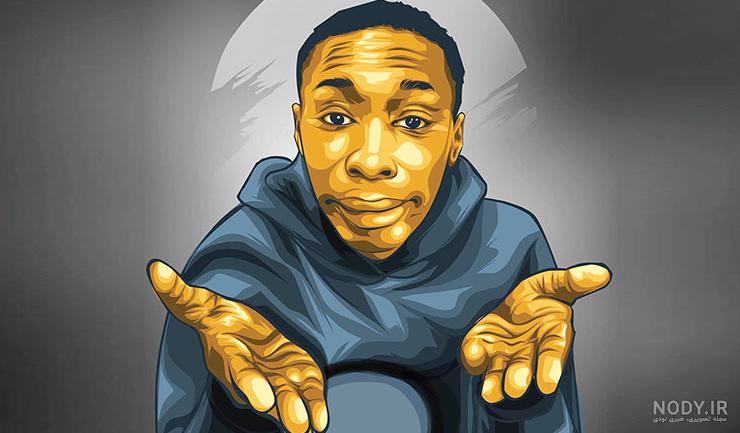 عکس خفن عکس سیاه پوست مرد خنده دار