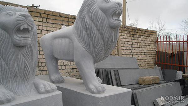 عکس شیر سنگی