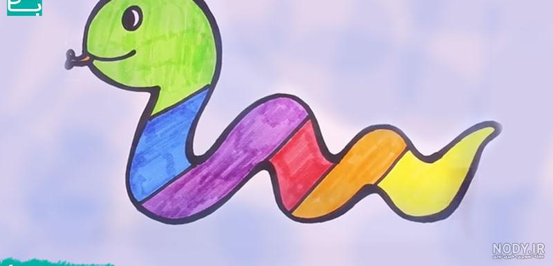 عکس نقاشی مار کبری عکس نقاشی مار کبری