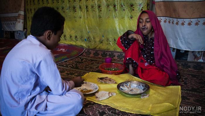 عکس چشم دختر بلوچ