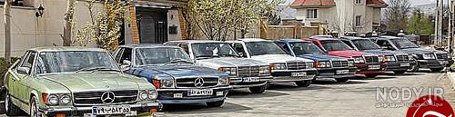 بنز قدیمی دیوار