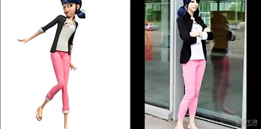 تبدیل مرینت به دختر کفشدوزکی در دنیای واقعی تبدیل مرینت به دختر کفشدوزکی در دنیای واقعی