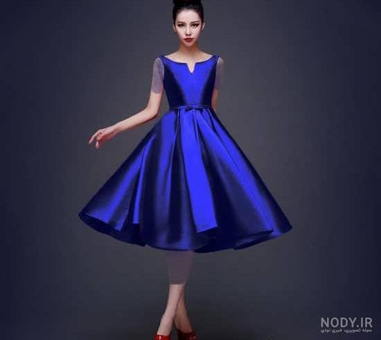 عکس لباس آبی زنانه عکس لباس آبی زنانه