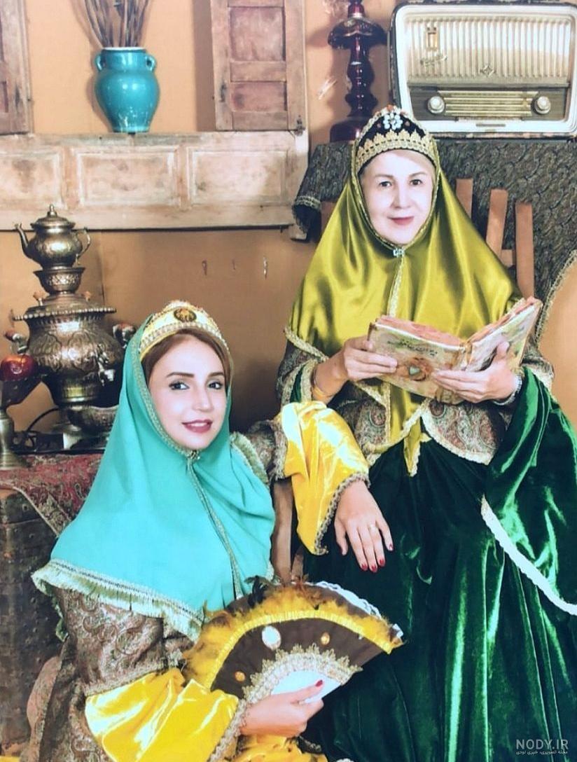 عکس لباس محلی قاجاری