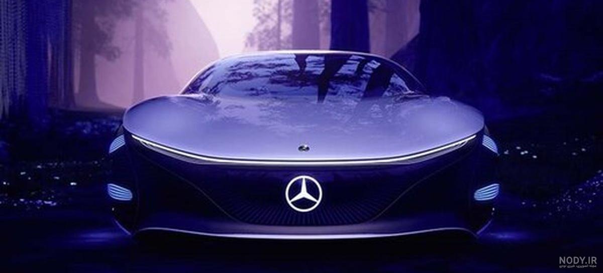 عکس ماشین بنز قرمز