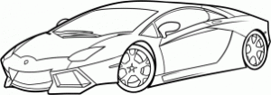 نقاشی ماشین ساده