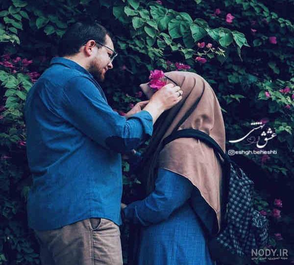عکس زوج مذهبی در کربلا عکس زوج مذهبی در کربلا