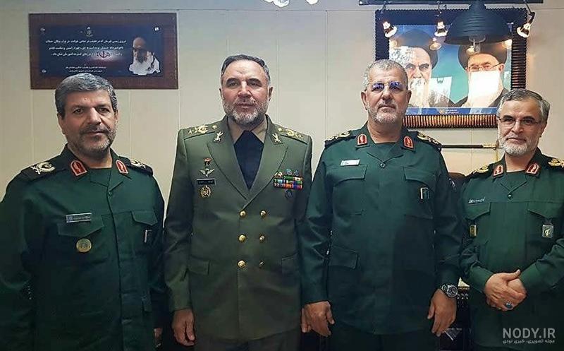عکس فرماندهان ارتش با رهبری