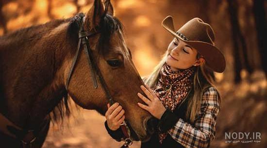 ژست عکس اسب سواری ژست عکس اسب سواری
