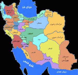 نقشه ایران با کیفیت بالا فلش