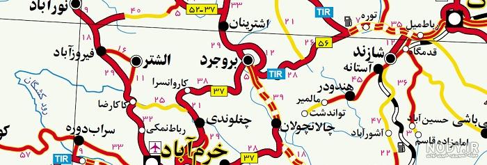 نمایش نقشه ایران