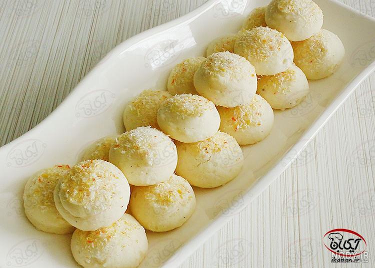 طرز تهیه شیرینی نارگیلی سبزواری طرز تهیه شیرینی نارگیلی سبزواری