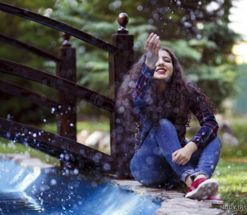 عکس دختر مو فرفری عروسکی