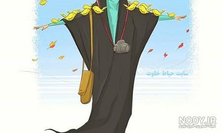 عکس زن چادری فانتزی