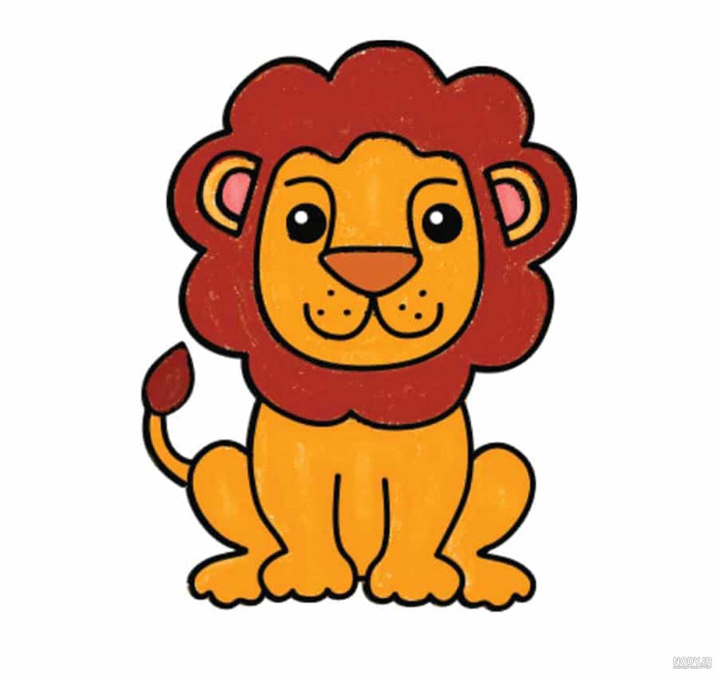 عکس نقاشی شیر