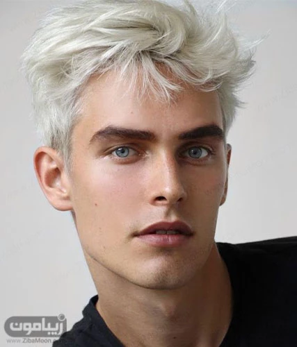 عکس پسر با موی سفید