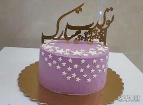 عکس کیک تولد دخترانه جدید یک طبقه