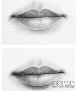 نقاشی رژ لب قرمز نقاشی رژ لب قرمز