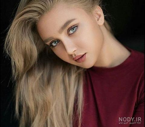 عکس دختر مو زرد خوشگل