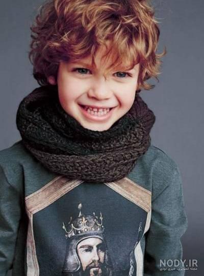عکس خفن عکس پسر بچه مو فرفری برای پروفایل