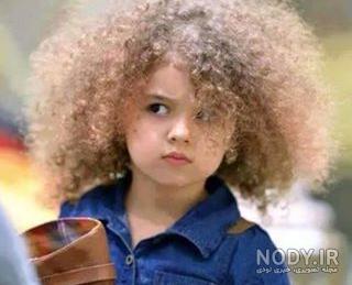 عکس پسر مو فرفری جذاب