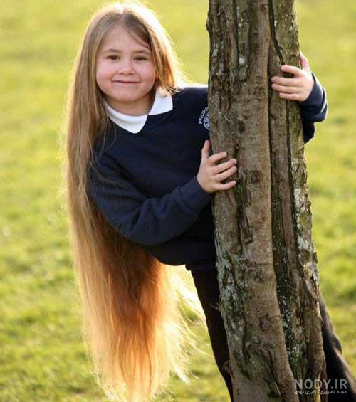 عکس دختر مو طلایی زیبا