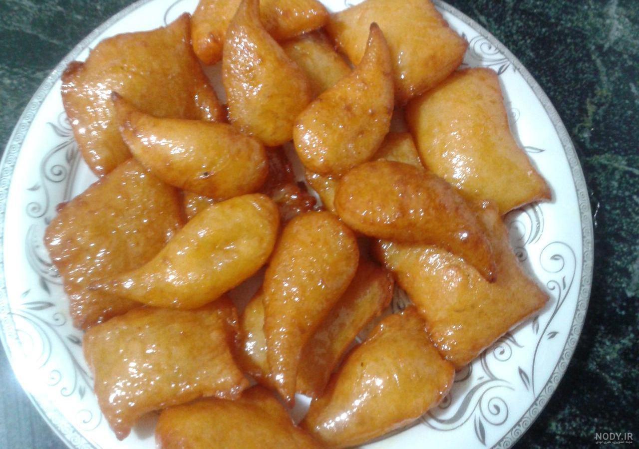 طرز تهیه شیرینی گوشفیل بدون فر طرز تهیه شیرینی گوشفیل بدون فر