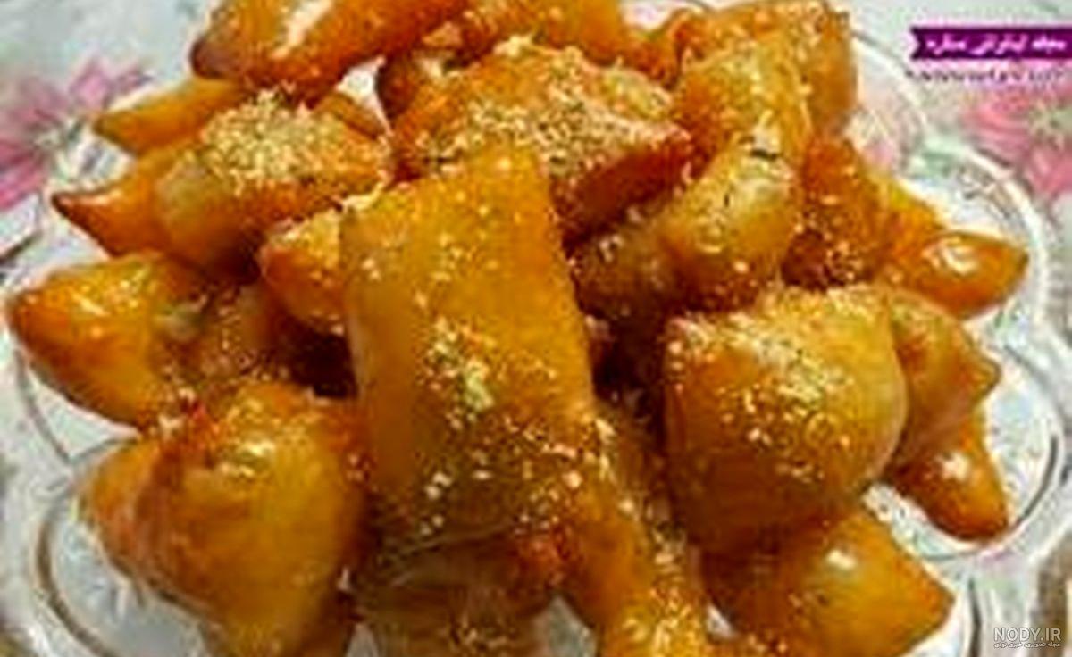 طرز تهیه گوش فیل باقلوایی طرز تهیه گوش فیل باقلوایی
