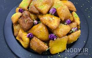 طرز تهیه گوش فیل باقلوایی طرز تهیه گوش فیل باقلوایی