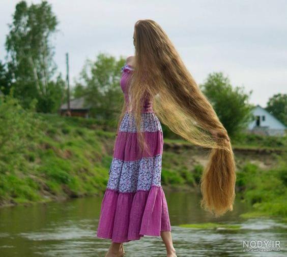 عکس دختر با موهای بافته برای پروفایل
