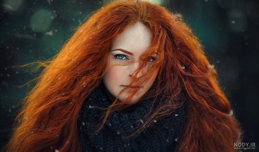 عکس دختر مو بلوند ایرانی برای پروفایل