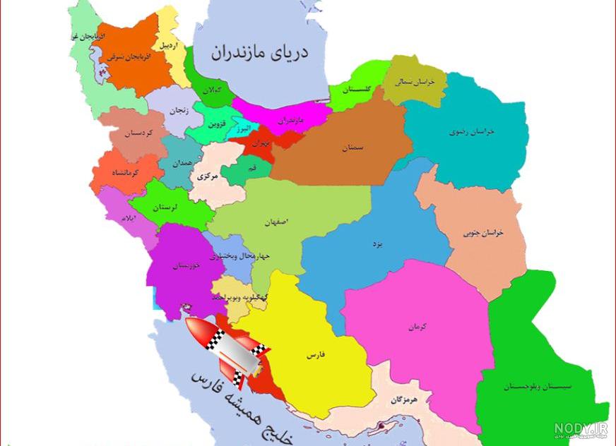 نقشه ایران pdf