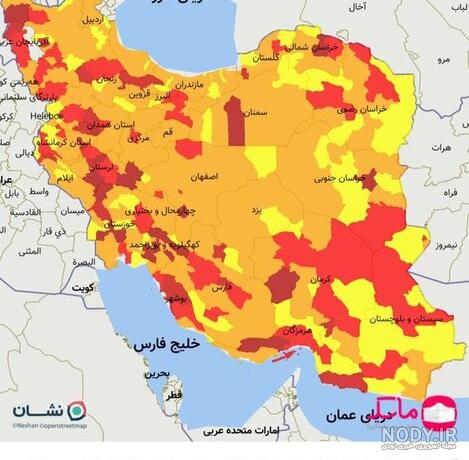 نقشه ایران جدید